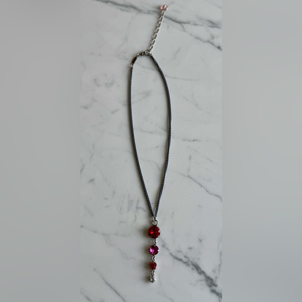 Sabika Four-Stone Pendant Necklace